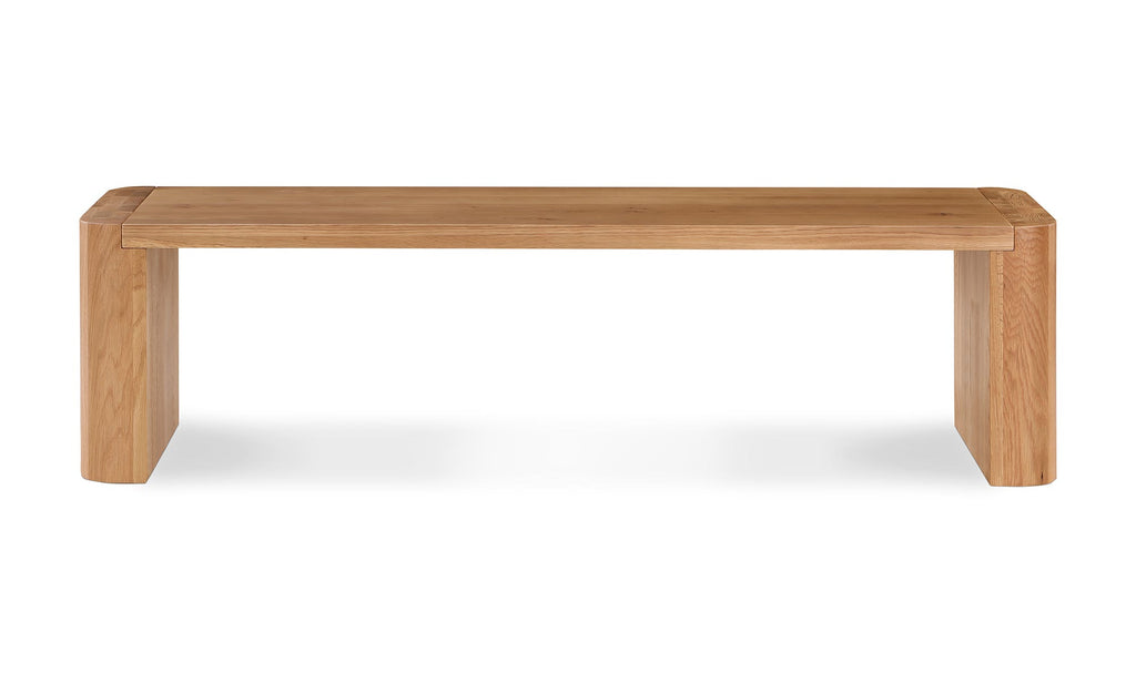 Post Dining Bench Small Natural front
