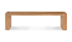 Post Dining Bench Small Natural front