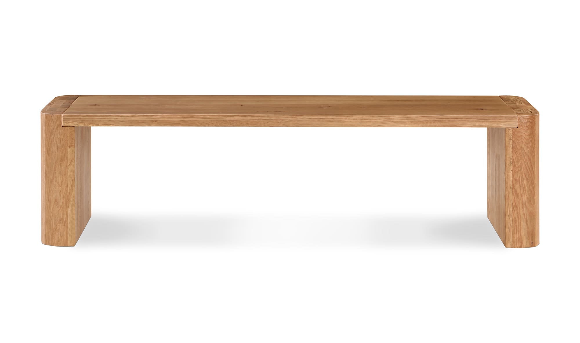 Post Dining Bench Small Natural front