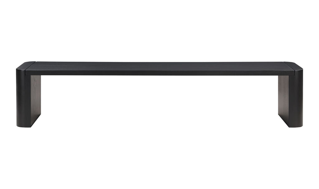 Post Dining Bench Large Black front