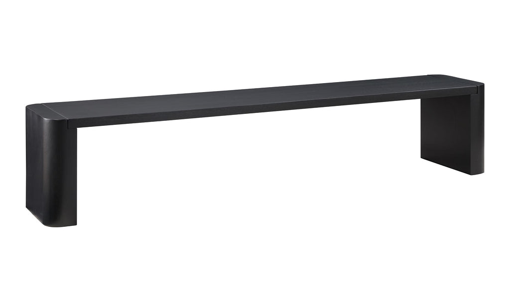 Post Dining Bench Large Black view 16
