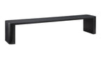 Post Dining Bench Large Black view 16