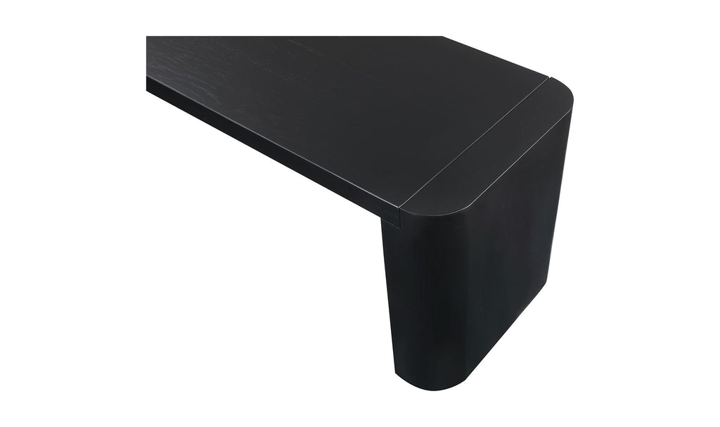 Post Dining Bench Large Black view 18