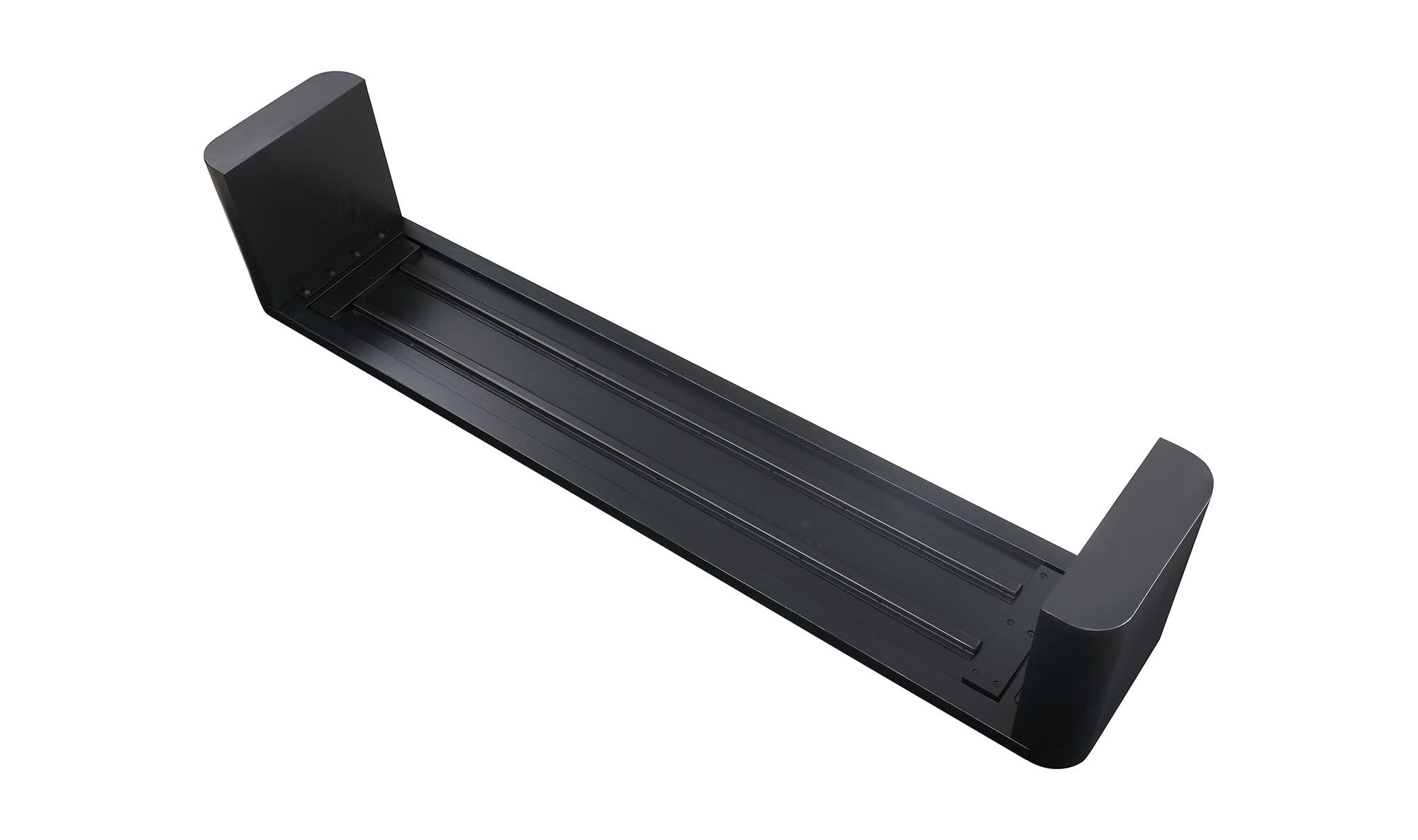 Post Dining Bench Large Black view 19