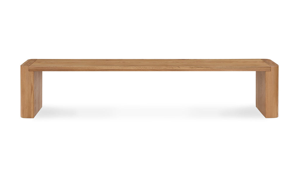 Post Dining Bench Large Natural front