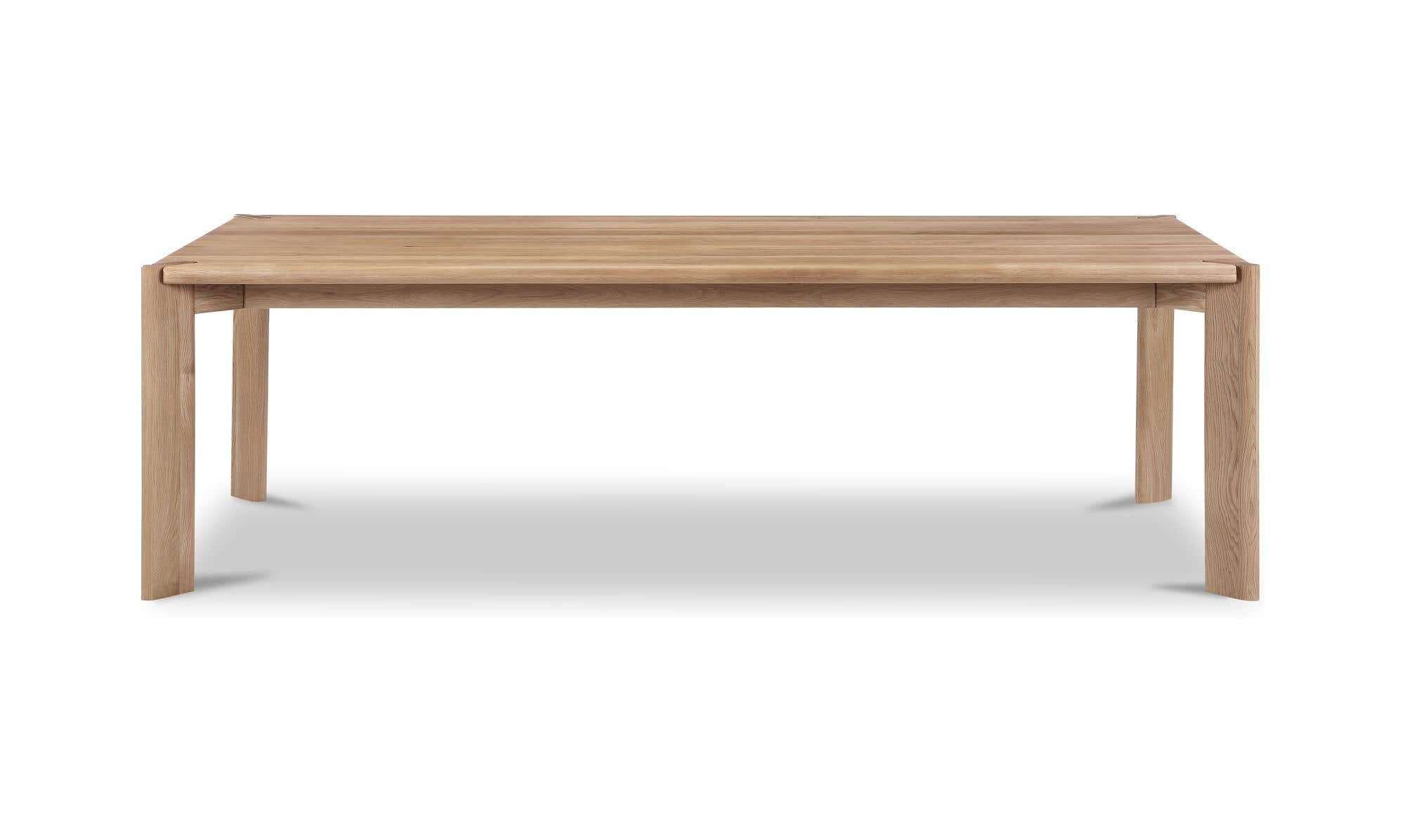 Oak Daifuku Dining Table Brushed Natural Oak