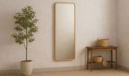 Solid Oak Kai Floor Mirror