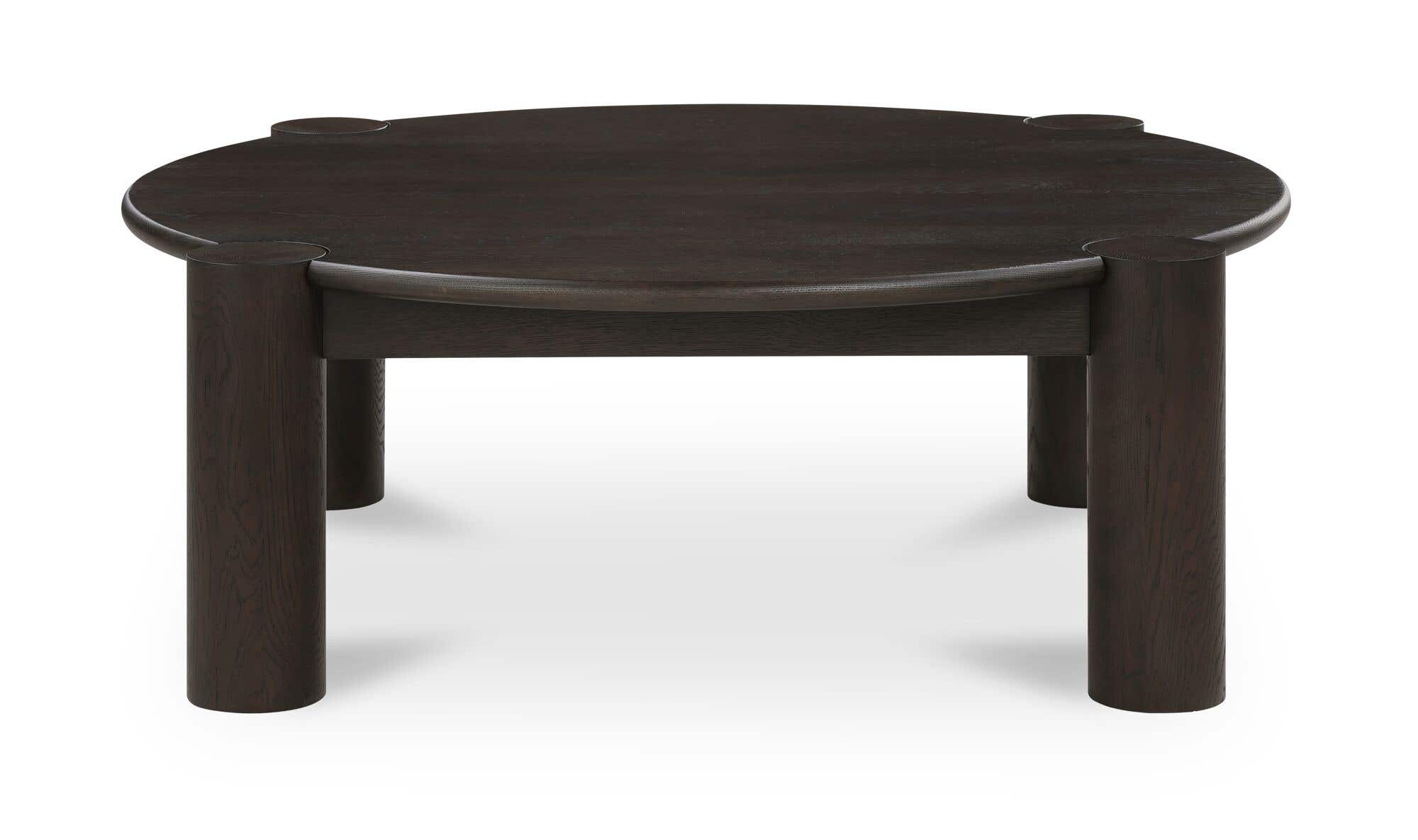 Jack Coffee Table Brushed Dark Brown front