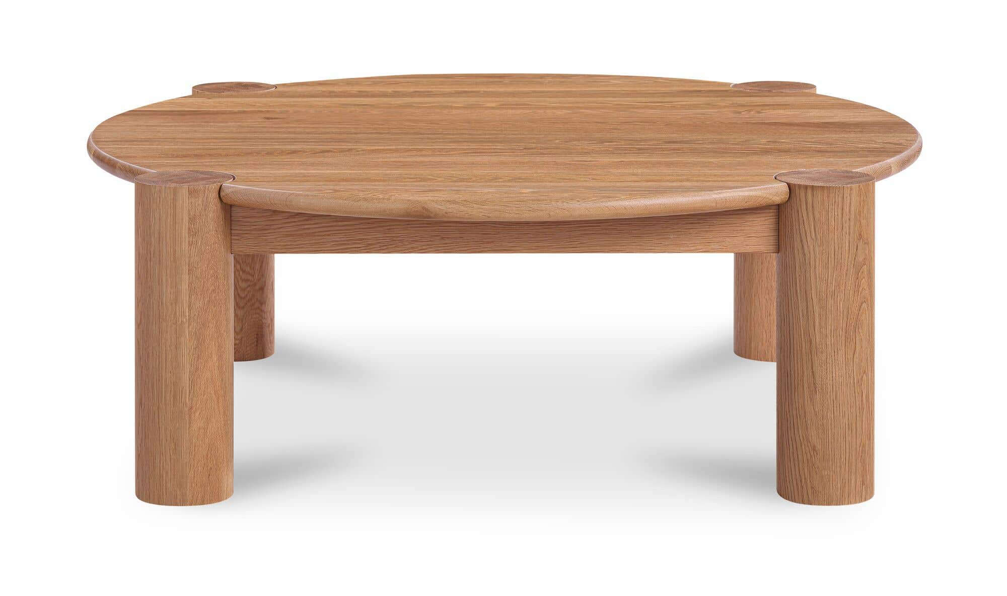 Jack Coffee Table Brushed Natural Oak front