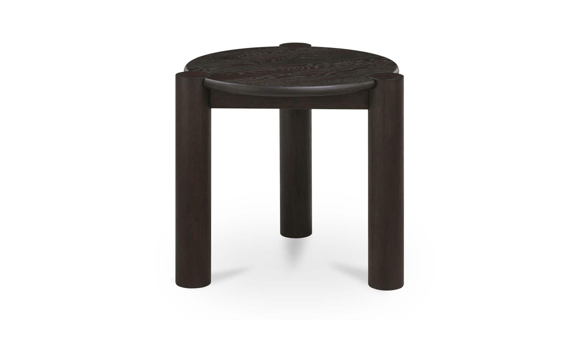Jack Side Table Brushed Dark Brown
