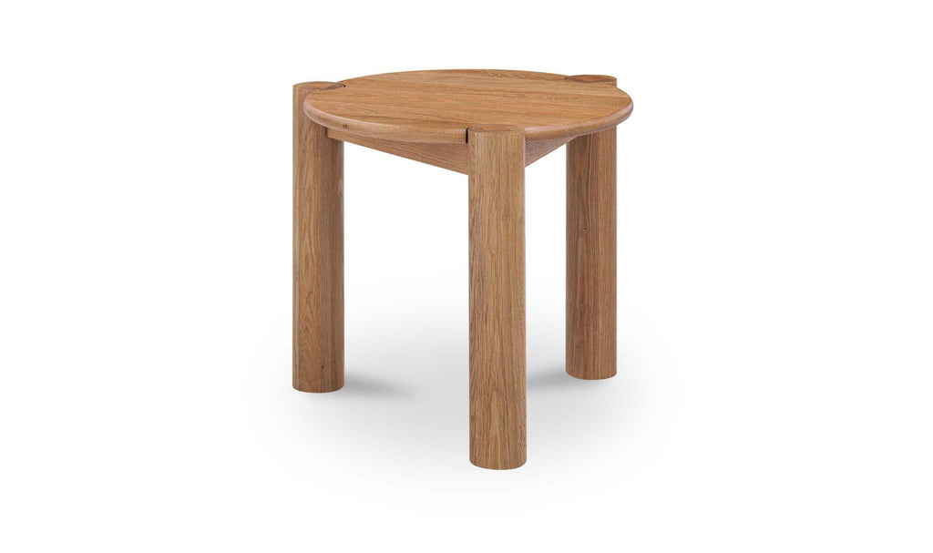 Brushed Natural Oak Jack Side Table