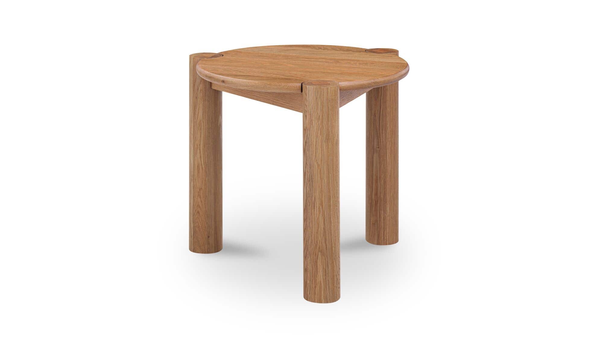 Brushed Natural Oak Jack Side Table