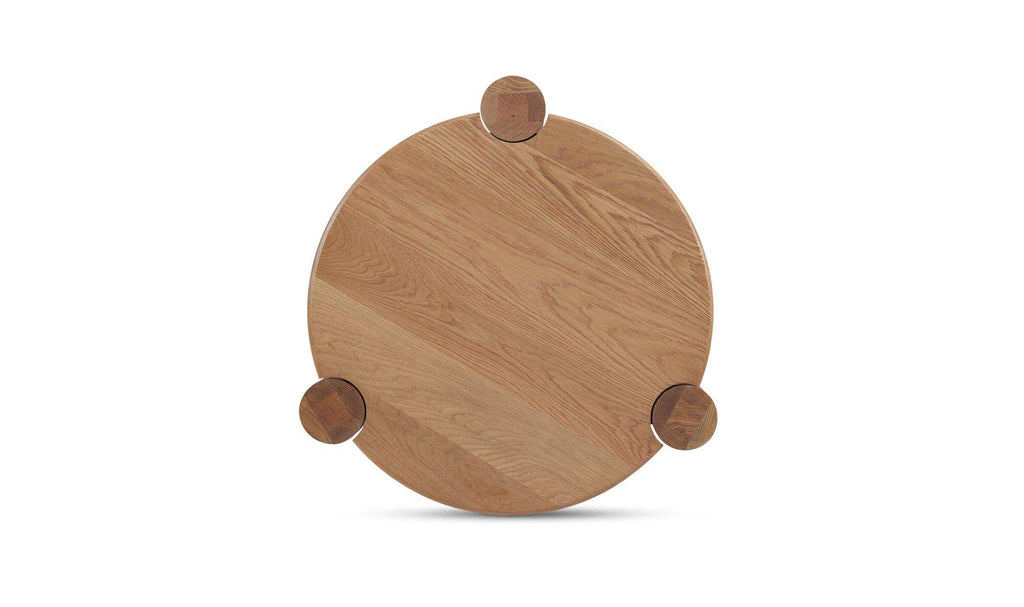 Brushed Natural Oak Jack Side Table