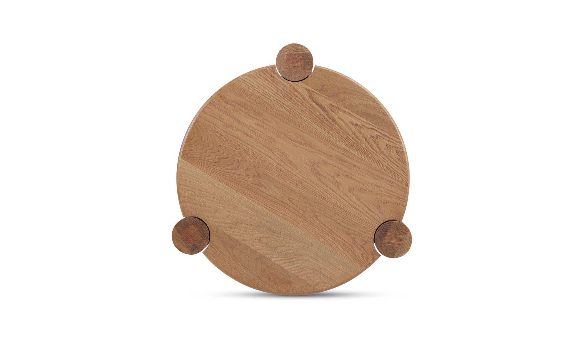 Brushed Natural Oak Jack Side Table
