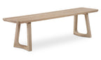 Oak Silas Dining Bench Oak view 3