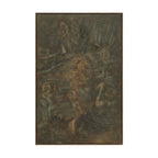 Beatrix wall art by Renwil, cotton canvas, dark oak frame