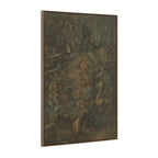 Beatrix wall art by Renwil, cotton canvas, dark oak frame