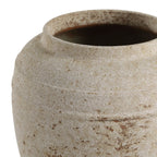 Beckton vase by Renwil, terracotta, antique beige, hand-finished