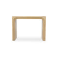 Berkley console table by Moe's Home Collection, natural wood, turned post detail