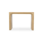Berkley console table by Moe's Home Collection, natural wood, turned post detail