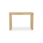 Berkley console table by Moe's Home Collection, natural wood, turned post detail