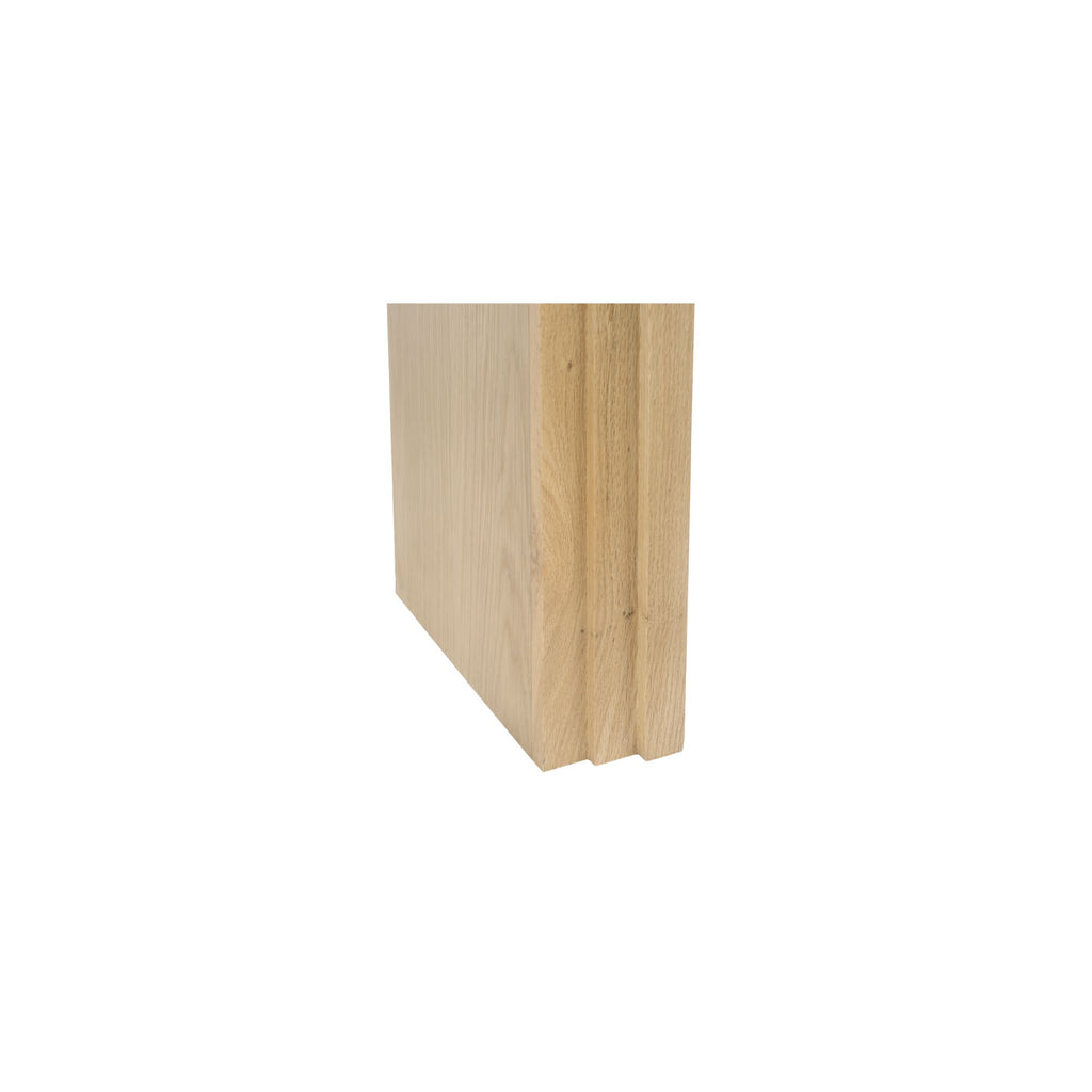 Berkley console table by Moe's Home Collection, natural wood, turned post detail