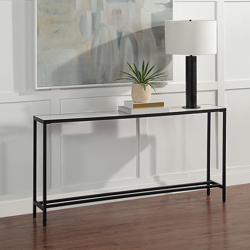 Bodin console table by Renwil, mango wood, natural finish