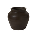 Bondi vase by Renwil, clay, antique brown finish