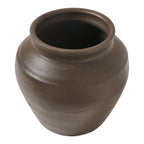 Bondi vase by Renwil, clay, antique brown finish