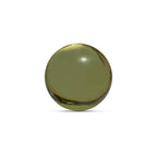Bonn decorative object by Moe's Home Collection, olive cast glass, hand-formed
