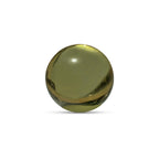 Bonn decorative object by Moe's Home Collection, olive cast glass, hand-formed