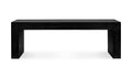 Concrete Outdoor Lazarus Bench Black