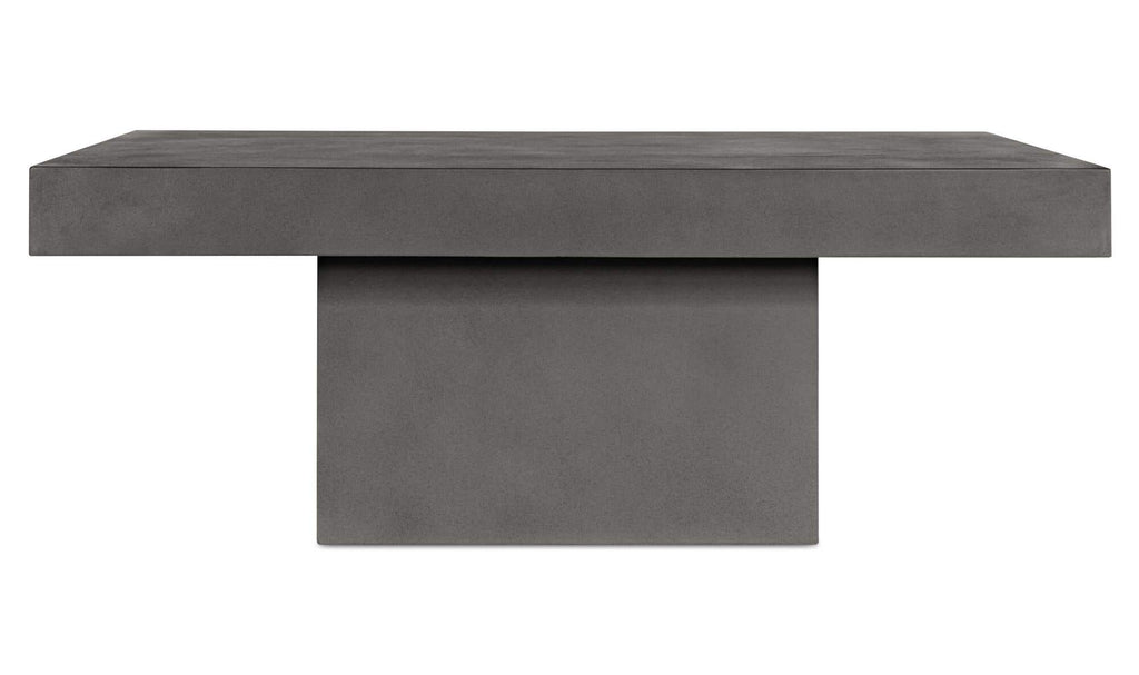 Concrete Outdoor Maxima Coffee Table Dark Grey