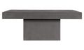 Concrete Outdoor Maxima Coffee Table Dark Grey