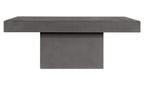 Concrete Outdoor Maxima Coffee Table Dark Grey