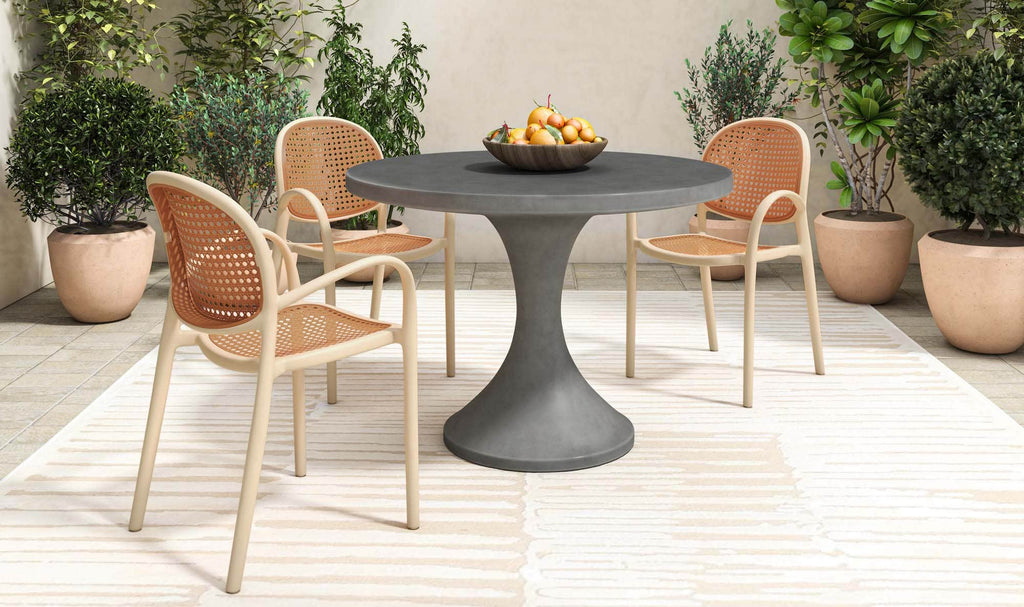 Concrete Outdoor Isadora Dining Table 4