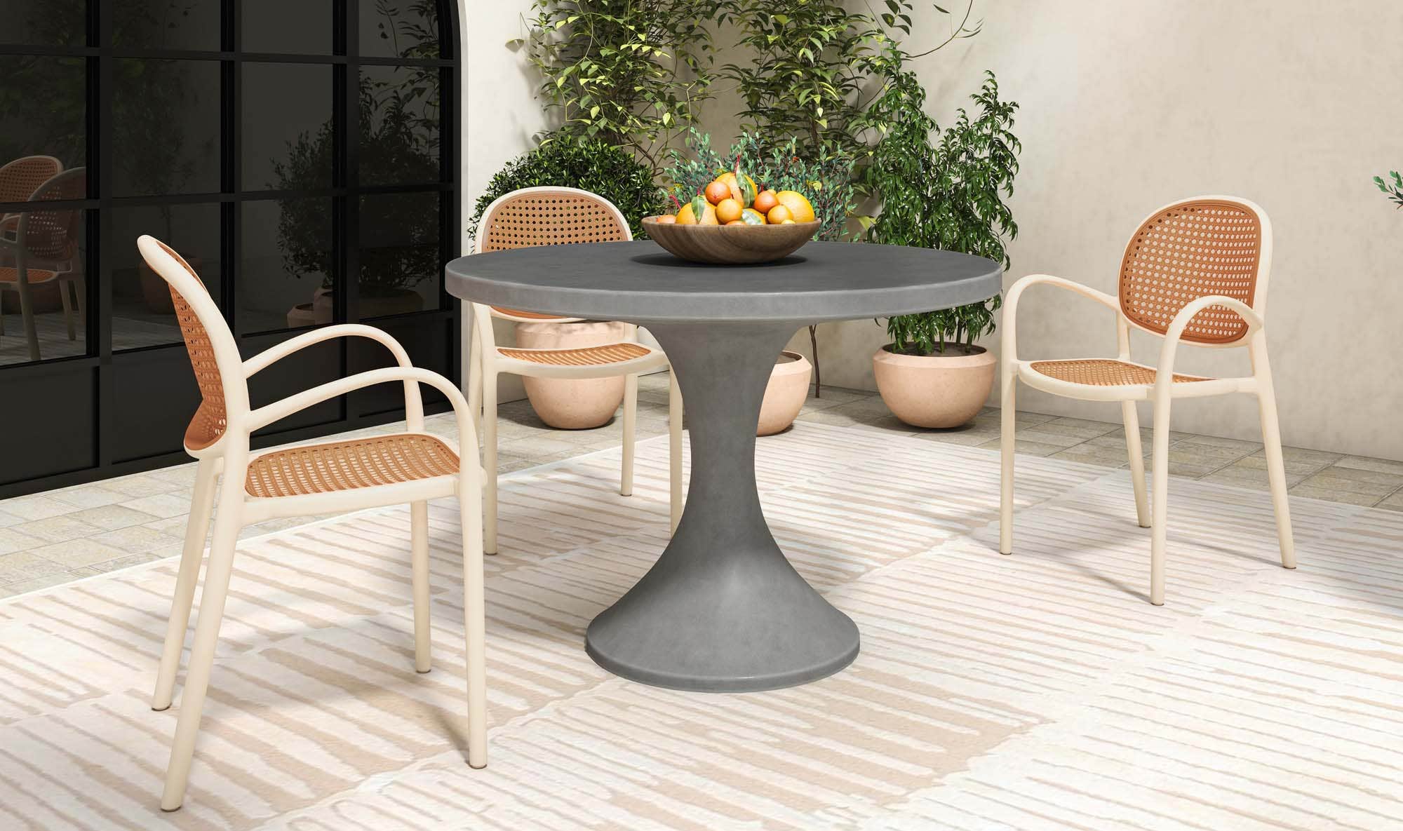 Concrete Outdoor Isadora Dining Table 5