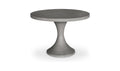 Concrete Outdoor Isadora Dining Table Dark Grey