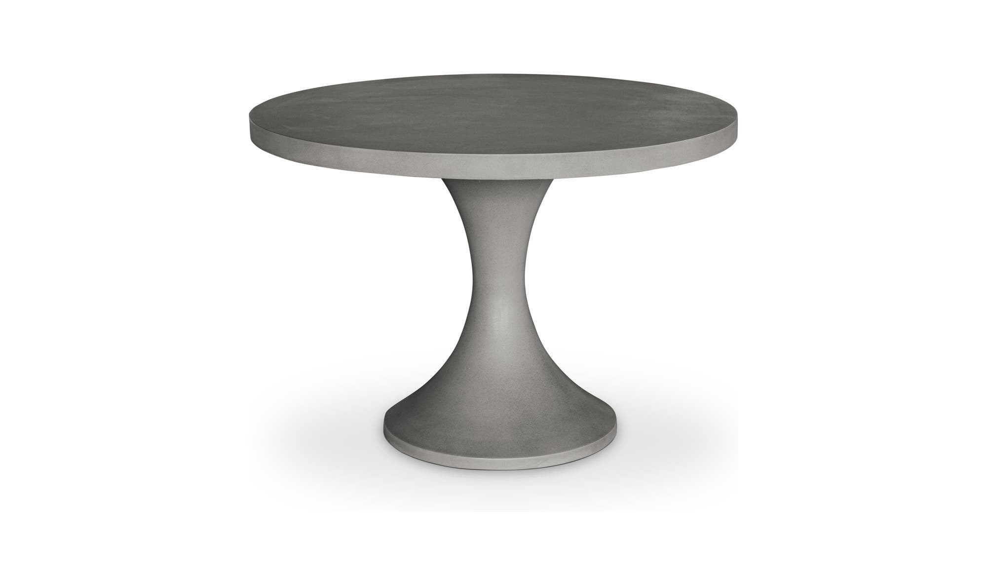 Concrete Outdoor Isadora Dining Table Dark Grey