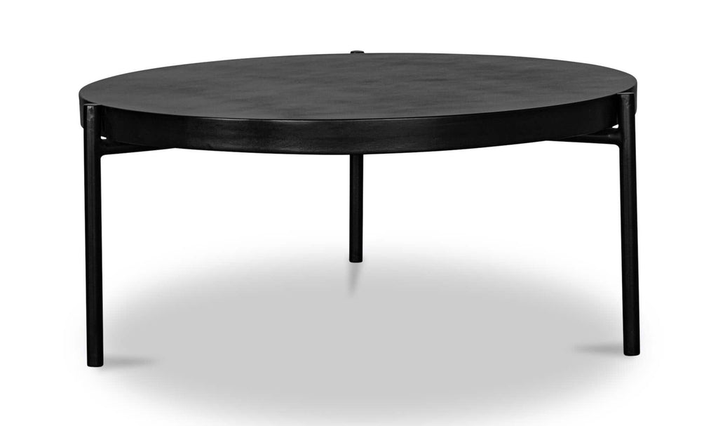 Concrete Outdoor Mendez Coffee Table Black