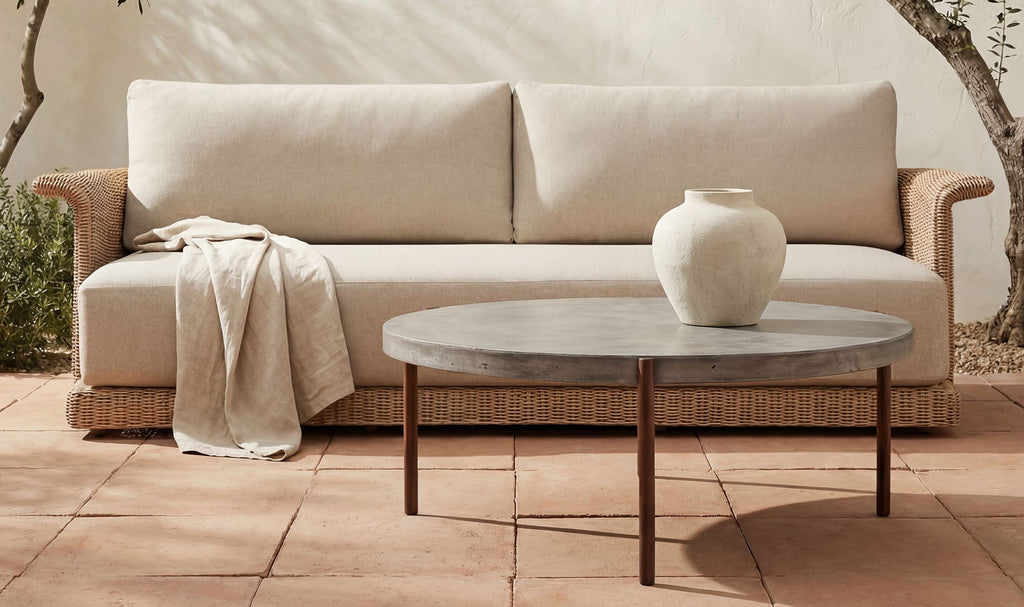 Concrete Outdoor Mendez Coffee Table 9
