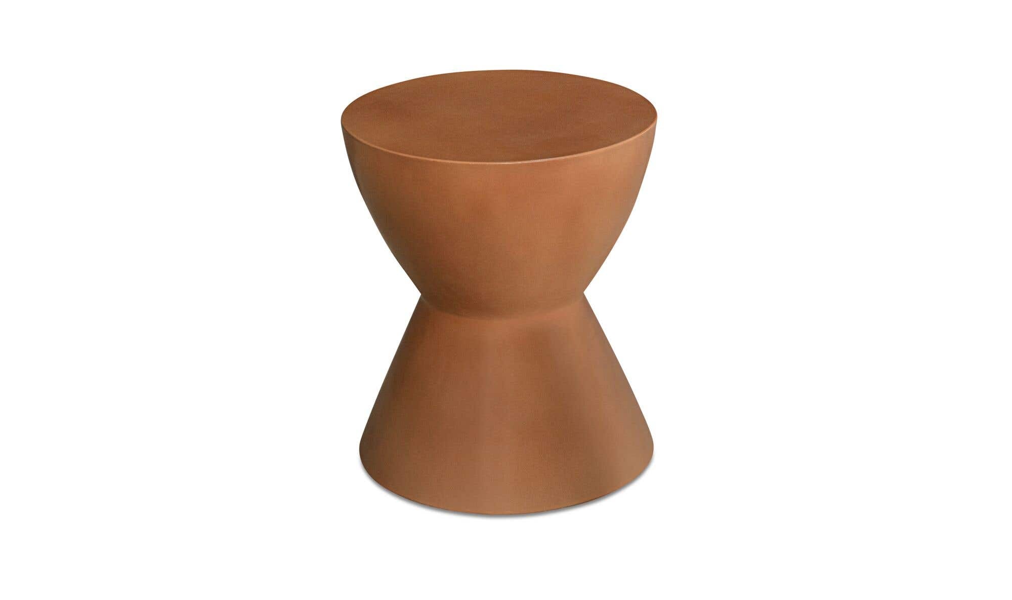 Concrete Outdoor Hourglass Stool 2