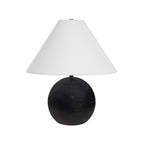 Brienne table lamp by Renwil, solid marble base, matte black finish