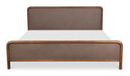Rye Queen Bed Warm Brown