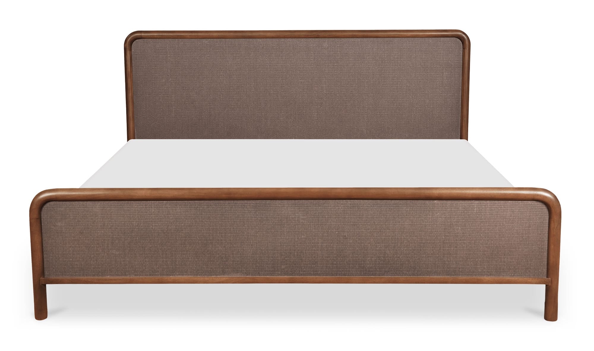 Rye Queen Bed Warm Brown