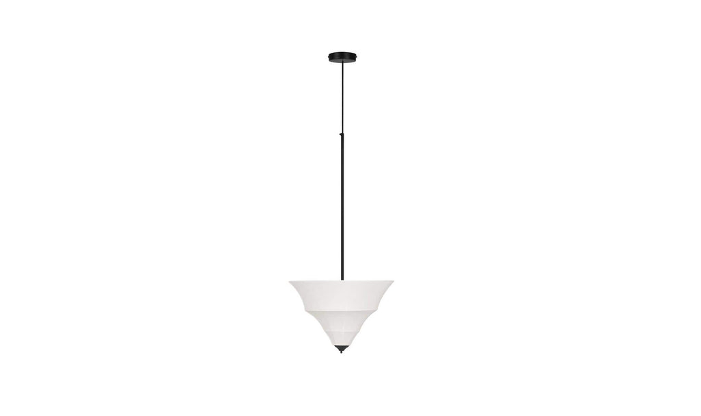 White Ceramic Corrina Pendant Lamp - Small