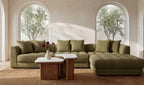 Marble Abi Nesting Coffee Tables Beige Cosmos Marble view 2