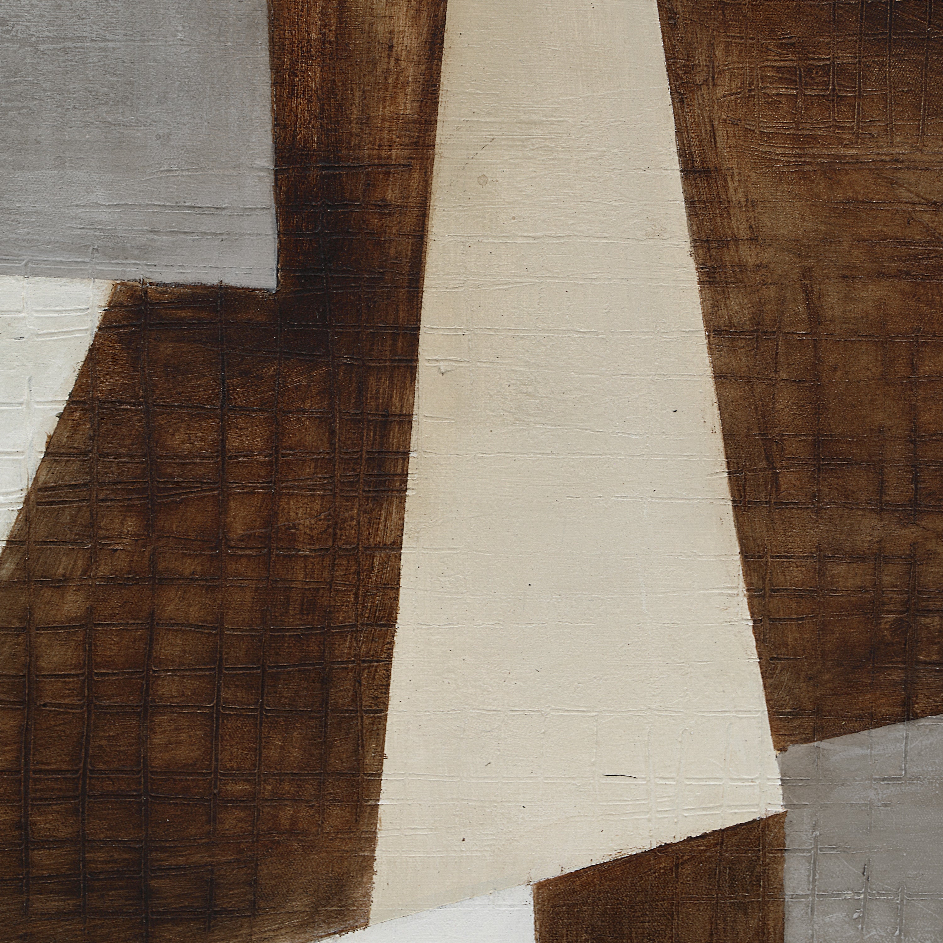 Cannella wall art by Renwil, cotton canvas, medium walnut frame