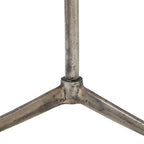 Canning accent table by Renwil, cast aluminum, antique brass finish