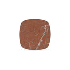 Caro side table by Moe's Home Collection, stone top, turned plinth base